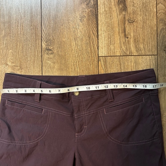 ATHLETA Dipper 2 size 10 hiking pants eggplant in colour. excellent condition - Picture 6 of 9